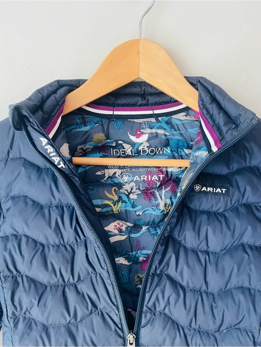 Ariat Ideal Down Navy Jacket
